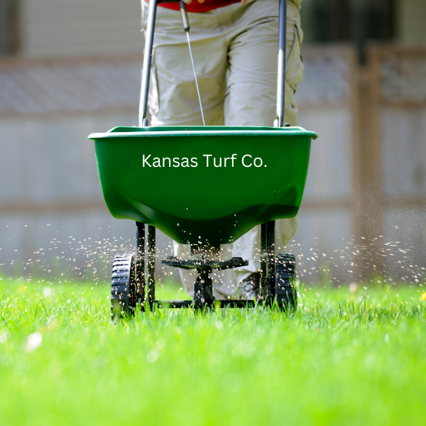 Kansas Turf Co. Fertilizing Lawn in Wichita, Kansas